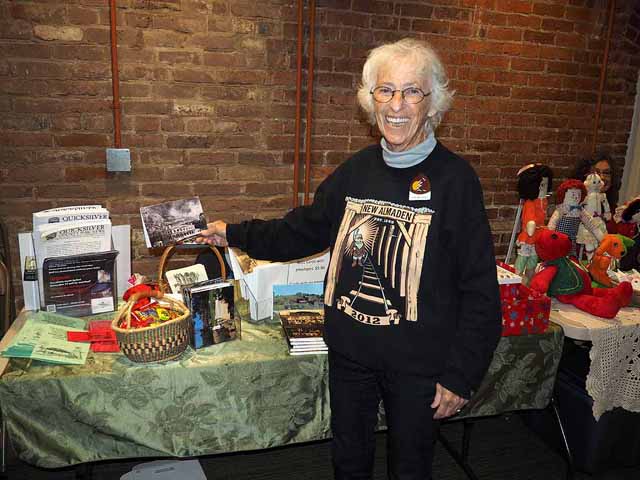 Kitty Monahan at the Quicksilver Holiday Boutique, 12/5/15