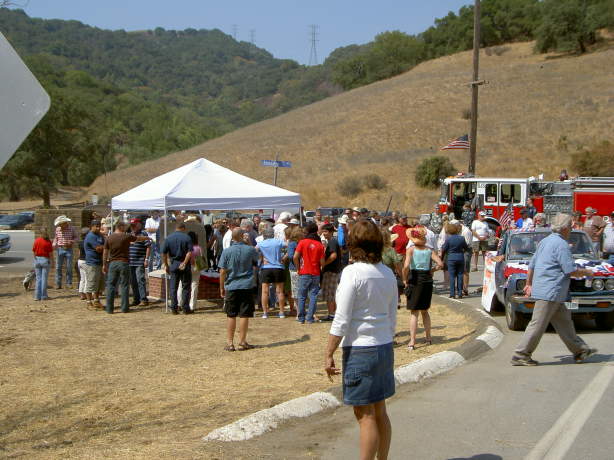 New Almaden Day 8/8/07, Page 3: Pat Tillman Memorial Dedication