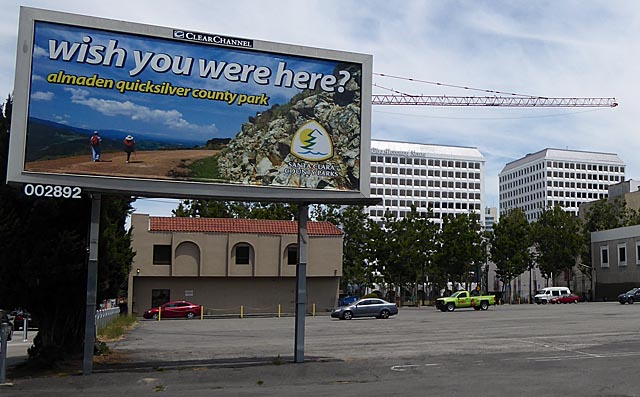 Billboard on St. John at Market