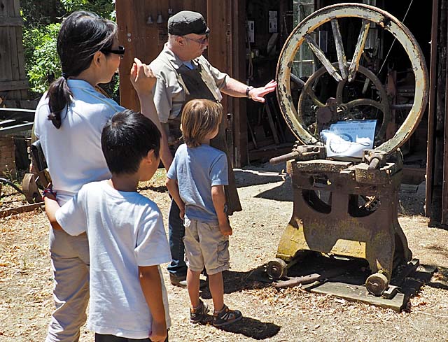 Chuck Ferrier at Living History Day, 7/2/16